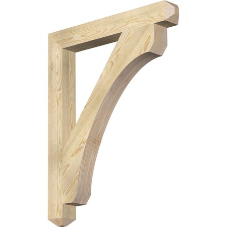 Ekena Millwork Legacy Craftsman Rough Sawn Bracket, Douglas Fir, 4"W x 32"D x 40"H BKT04X32X40LEC04RDF